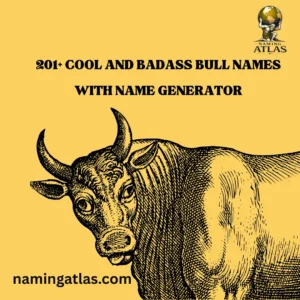 Cool And Badass Bull Names With Name Generator