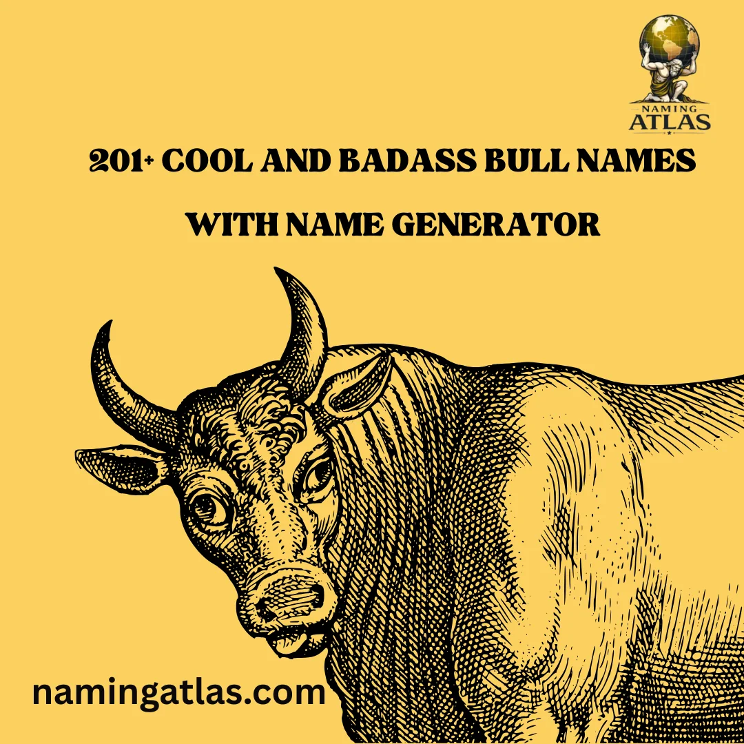 Cool And Badass Bull Names With Name Generator