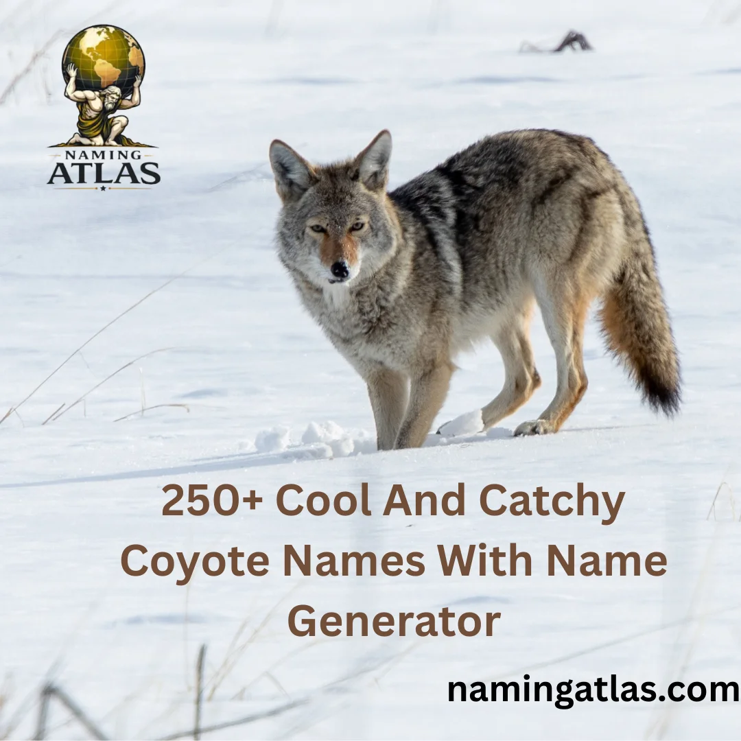 Cool And Catchy Coyote Names With Name Generator