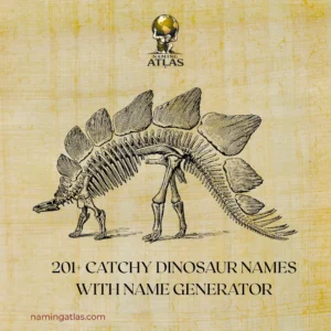 Catchy Dinosaur Names With Name Generator