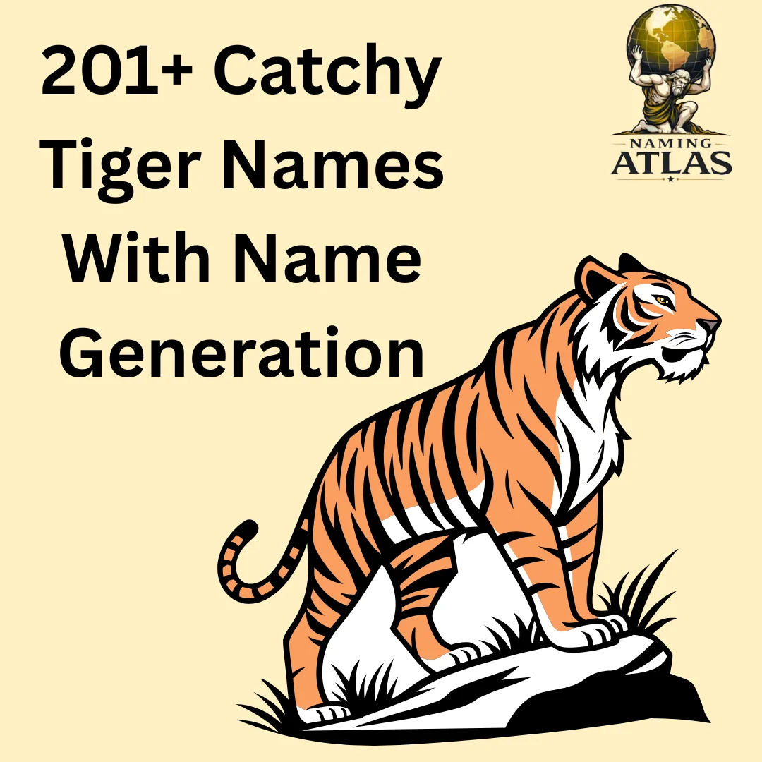 Cool And Catchy Tiger Names With Name Generator