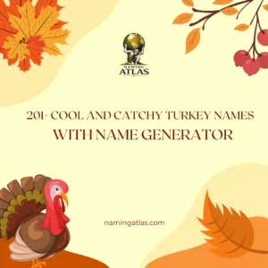 Cool And Catchy Turkey Names With Name Generator