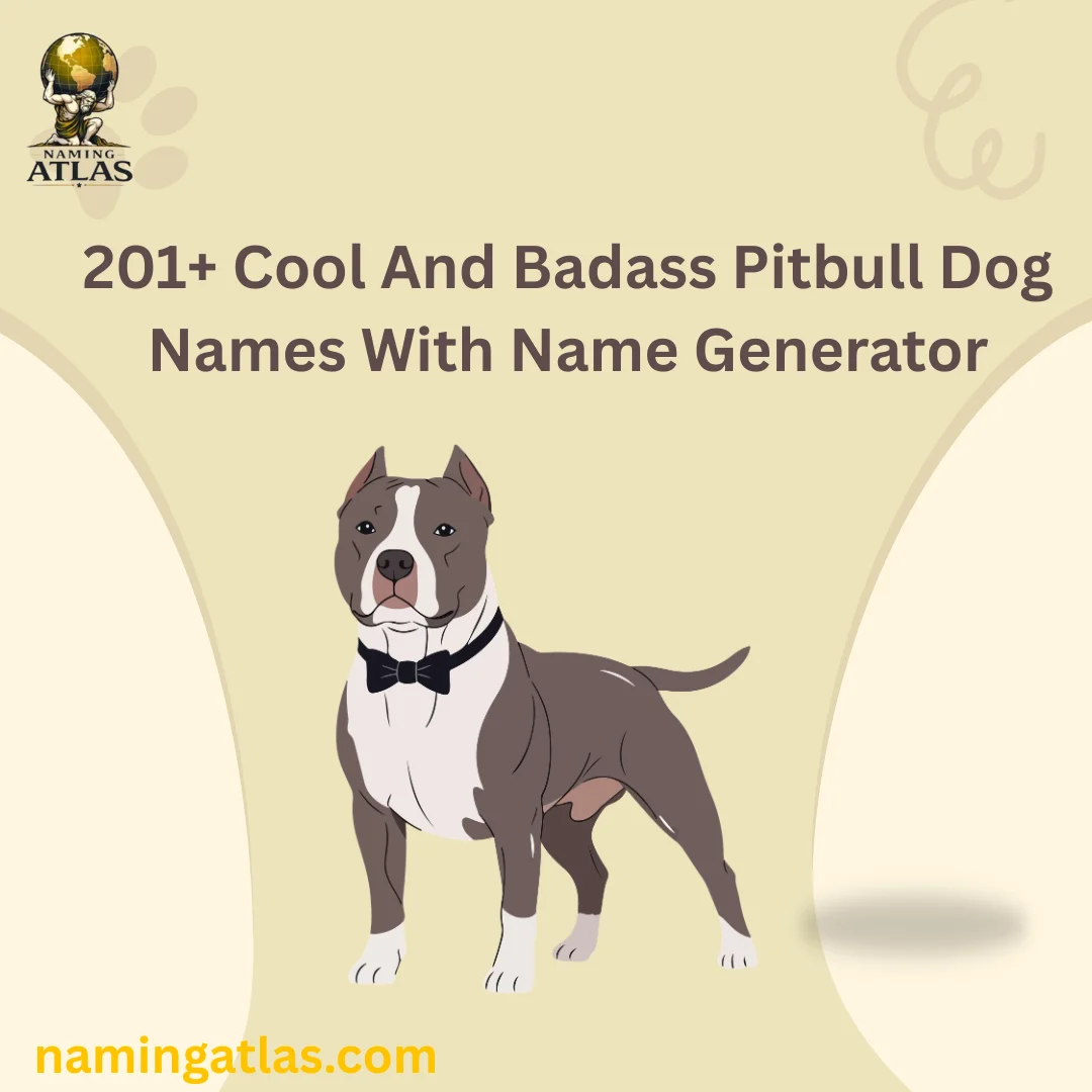 Cool And Badass Pitbull Dog Names With Name Generator