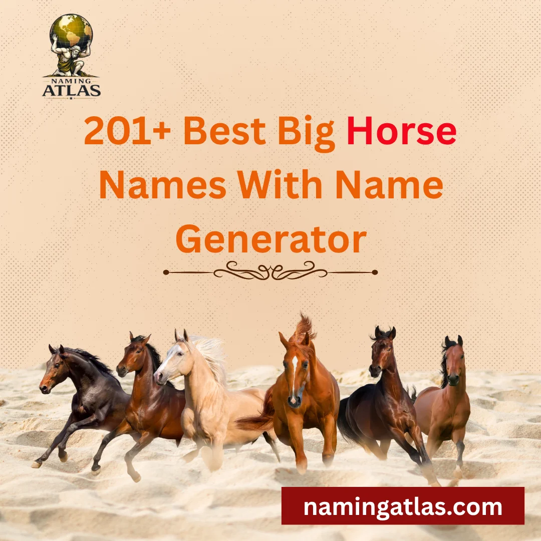 Best Big Horse Names With Name Generator