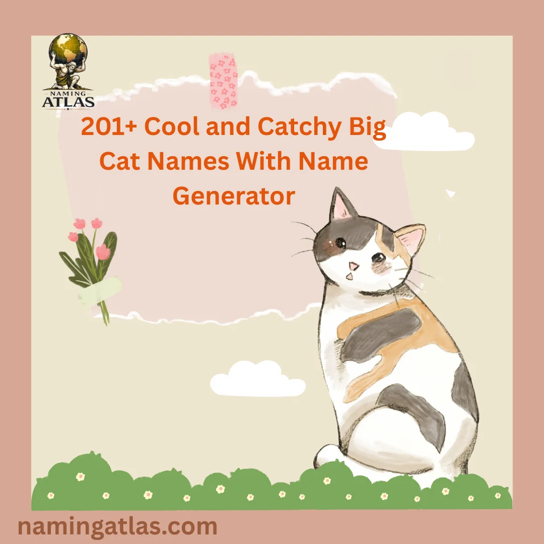 Cool and Catchy Big Cat Names With Name Generator