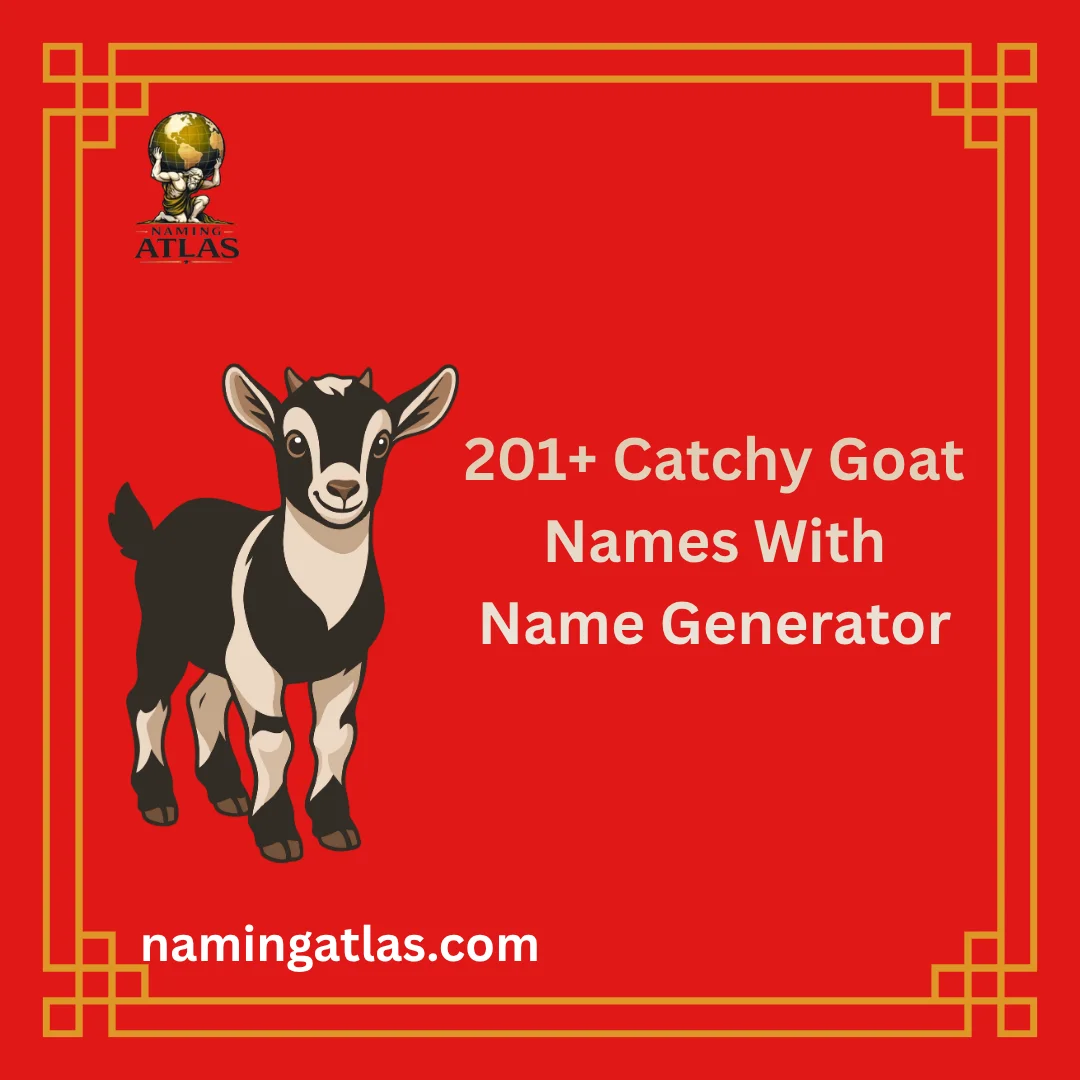 Catchy Goat Names With Name Generator