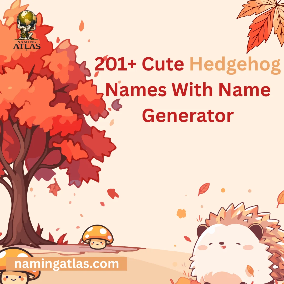 Cute Hedgehog Names With Name Generator