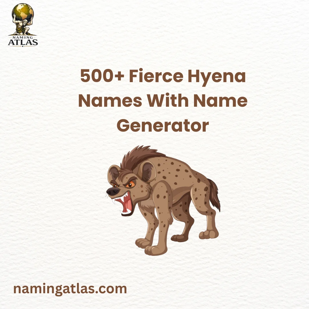 Fierce Hyena Names With Name Generator