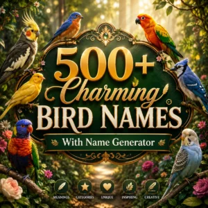 Charming Bird Names With Name Generator
