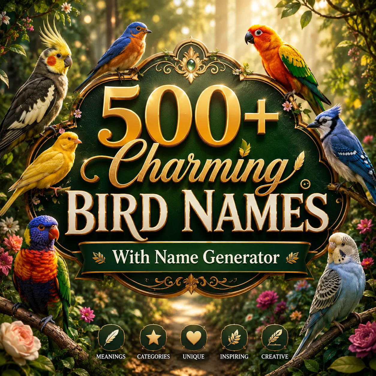 Charming Bird Names With Name Generator