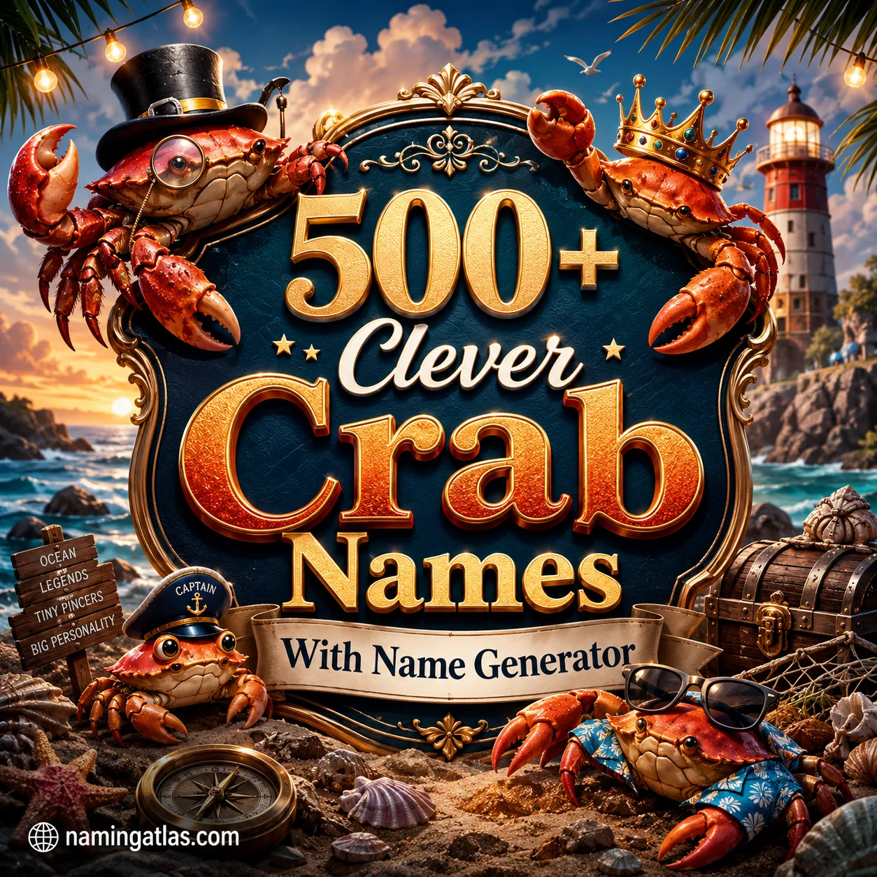 Clever Crab Names With Name Generator