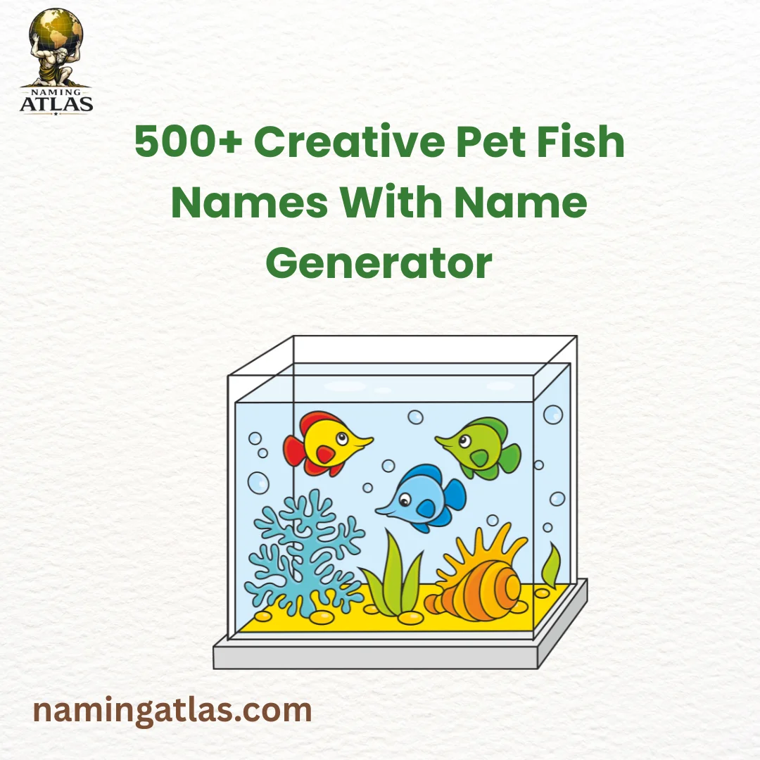 Creative Pet Fish Names With Name Generator