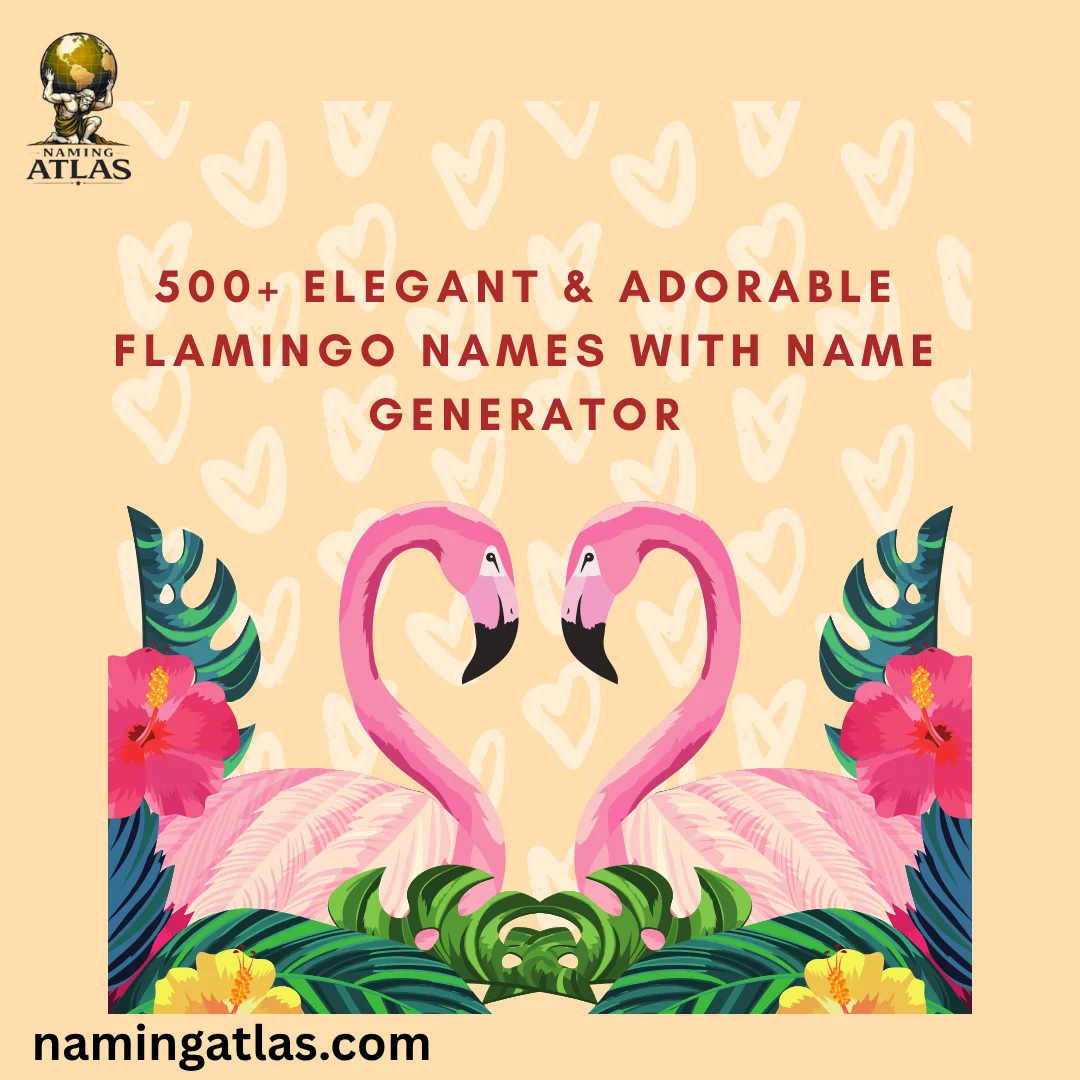 Elegant & Adorable Flamingo Names With Name Generator