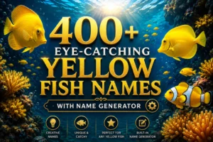 Eye-Catching Yellow Fish Names With Name Generator