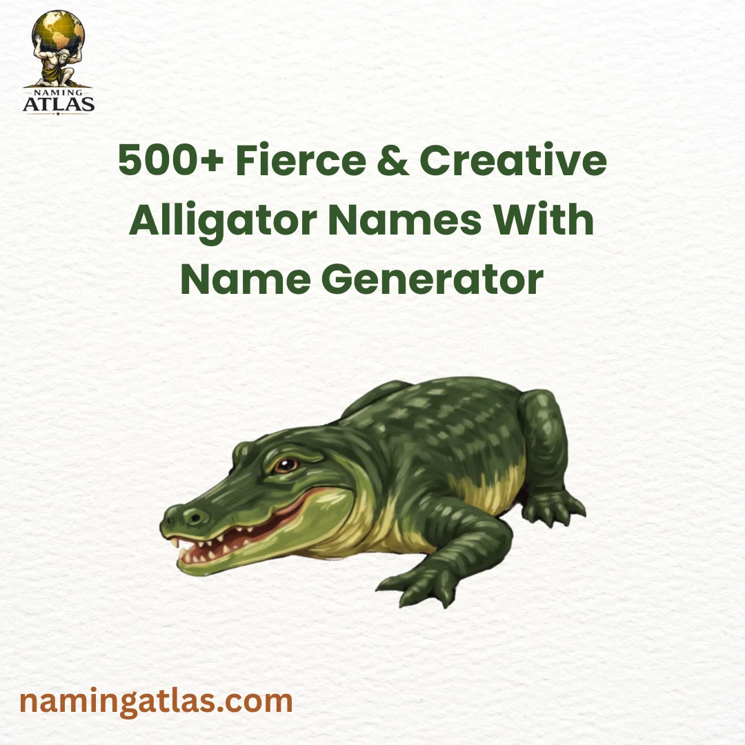 Fierce & Creative Alligator Names With Name Generator