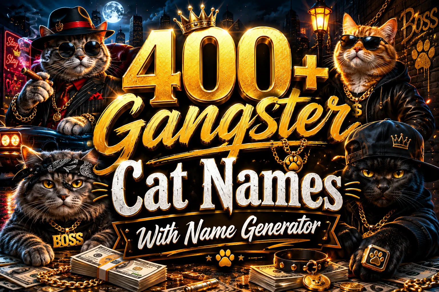 Gangster Cat Names With Name Generator
