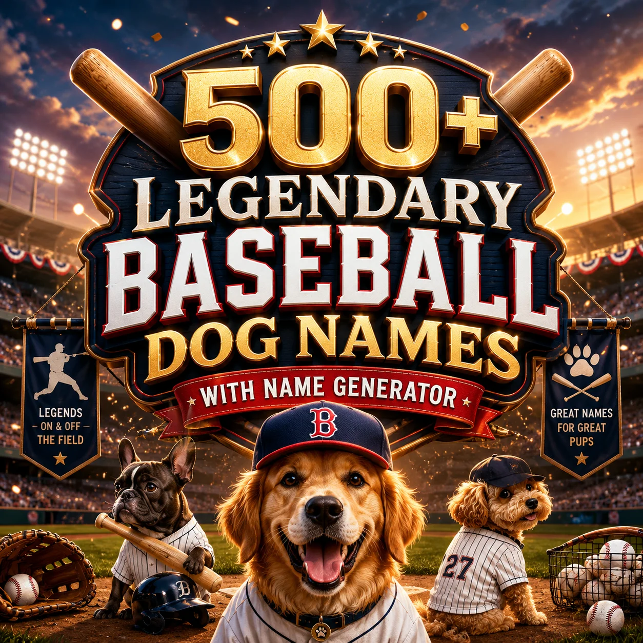 Legendary Baseball Dog Names With Name Generator