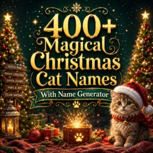 Magical Christmas Cat Names With Name Generator