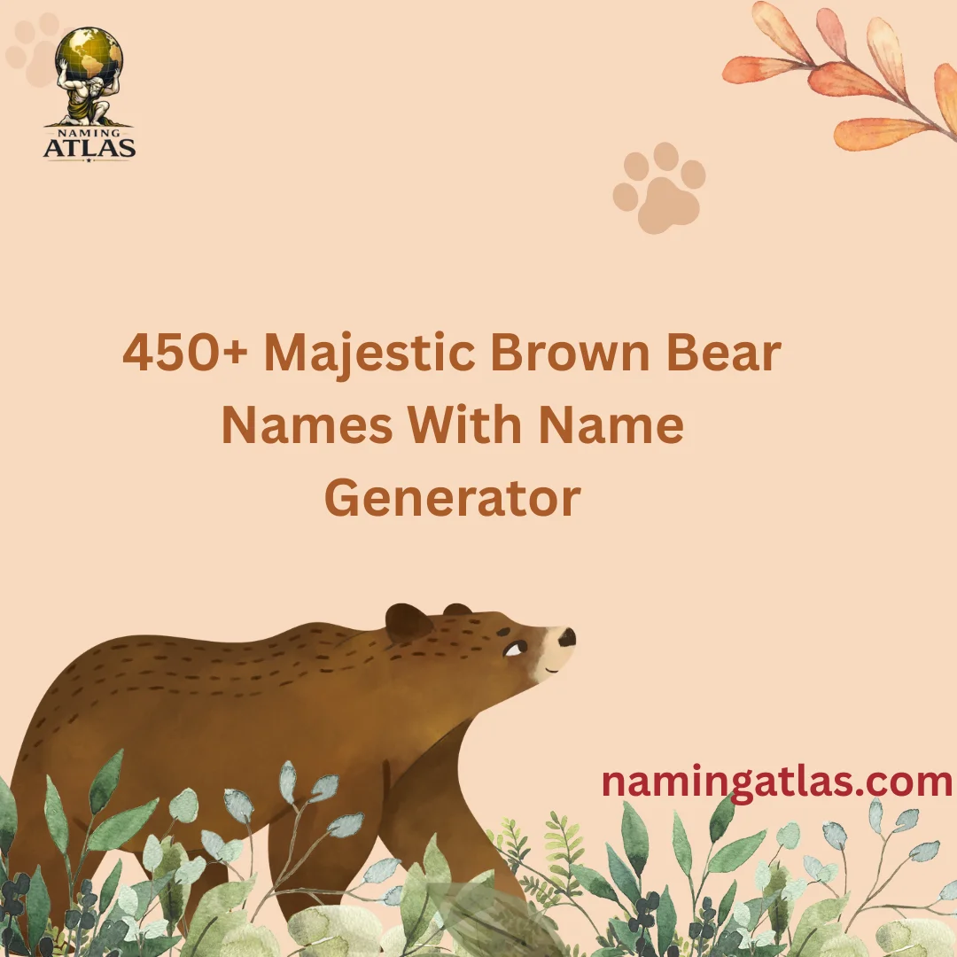 Majestic Brown Bear Names With Name Generator