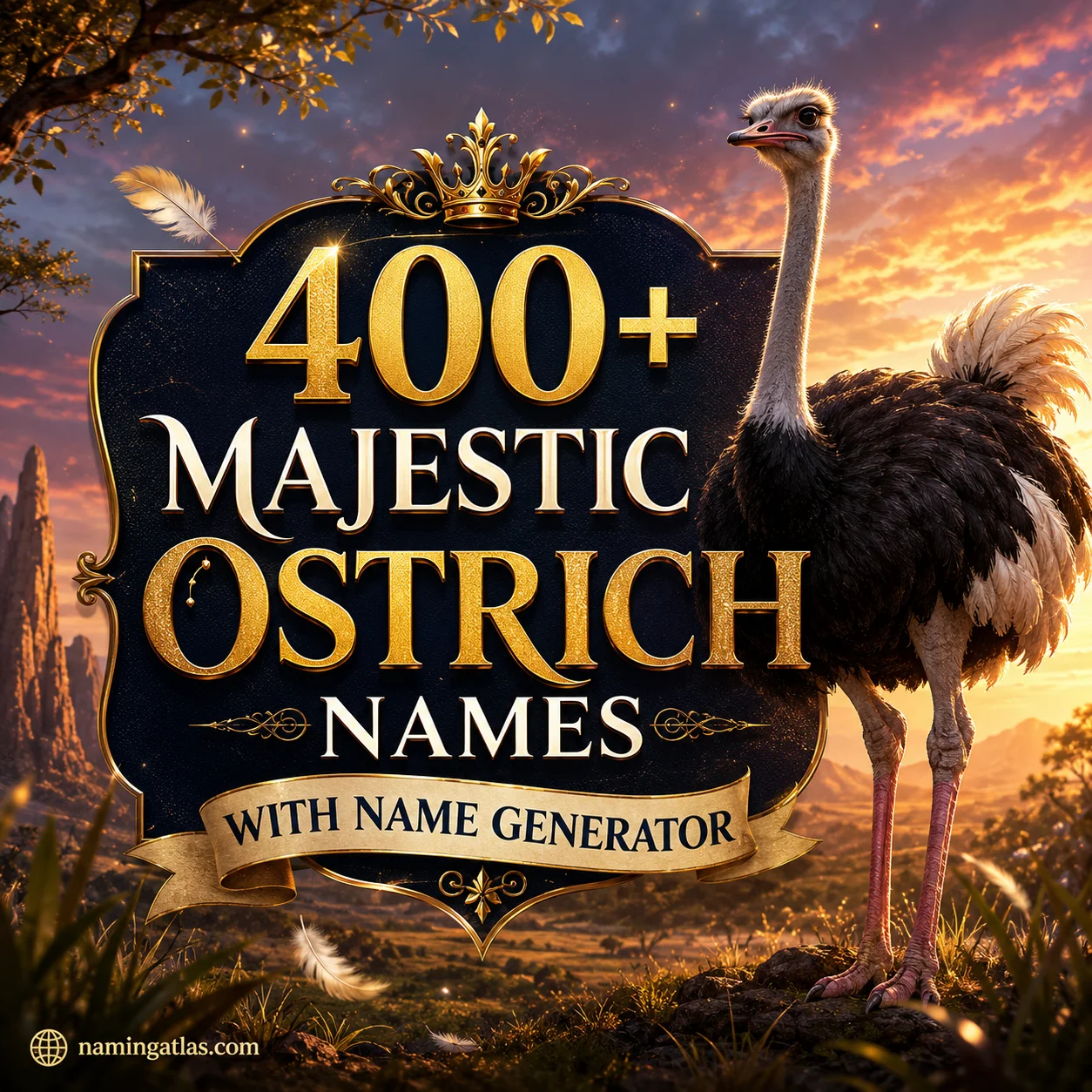 Majestic Ostrich Names With Name Generator