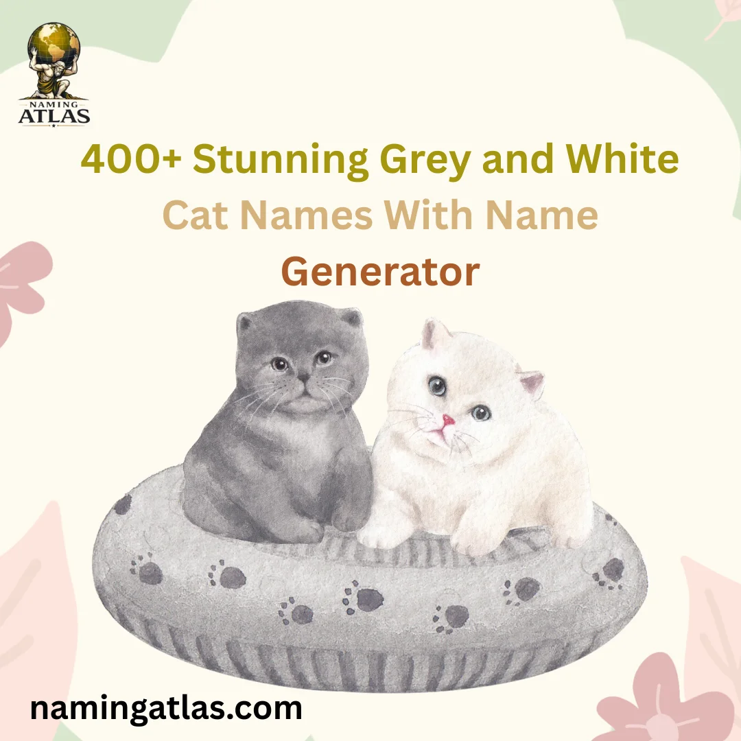 Stunning Grey and White Cat Names With Name Generator