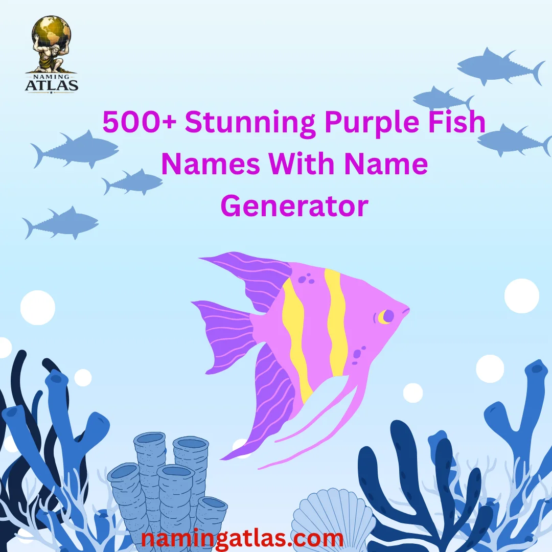 Stunning Purple Fish Names With Name Generator