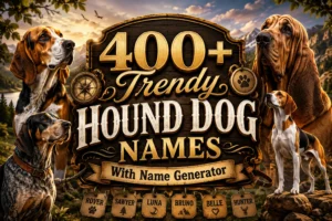 Trendy Hound Dog Names With Name Generator