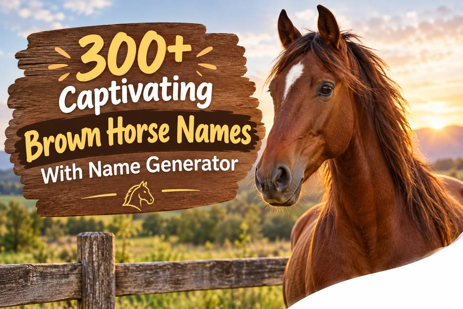 Captivating Brown Horse Names With Name Generator