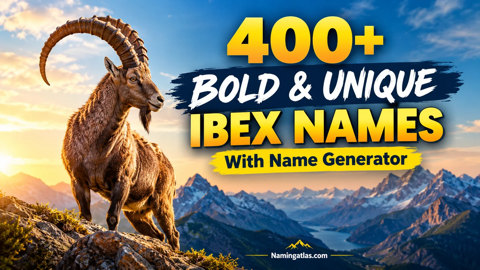 Bold & Unique Ibex Names With Name Generator