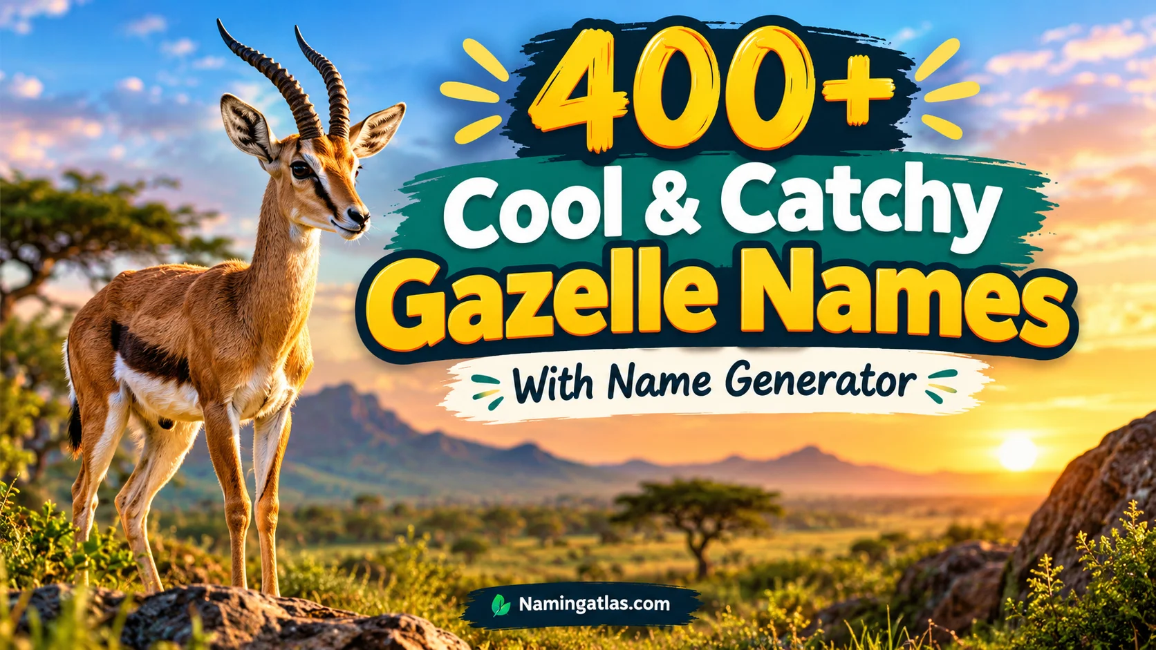 Cool & Catchy Gazelle Names With Name Generator