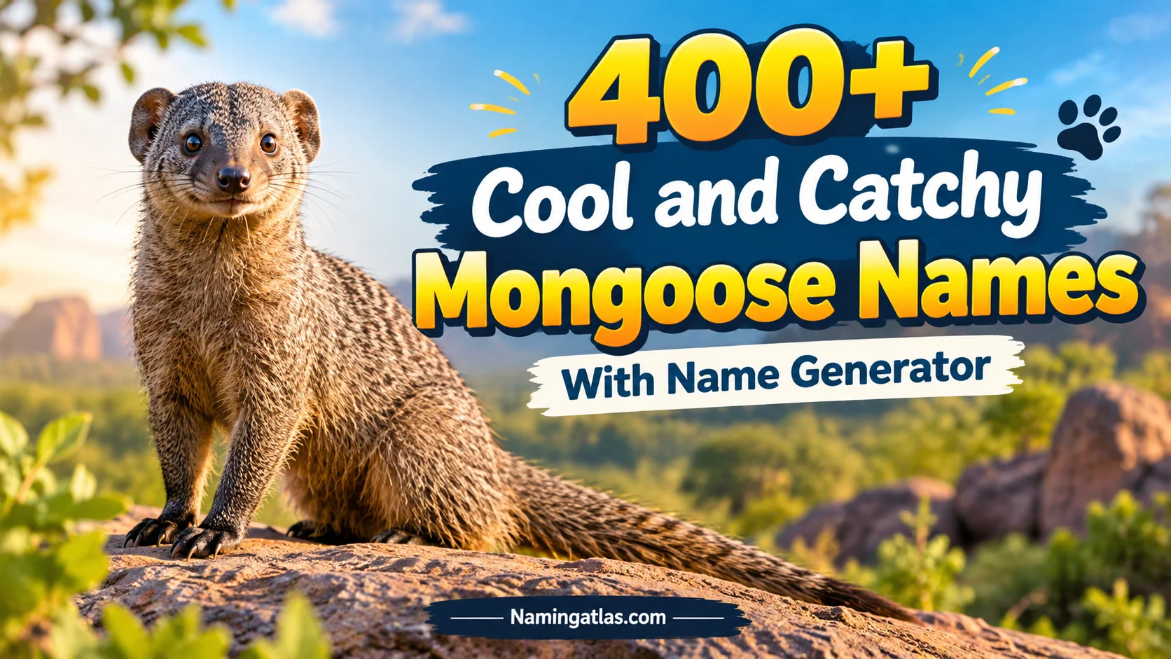 Catchy Mongoose Names With Name Generator