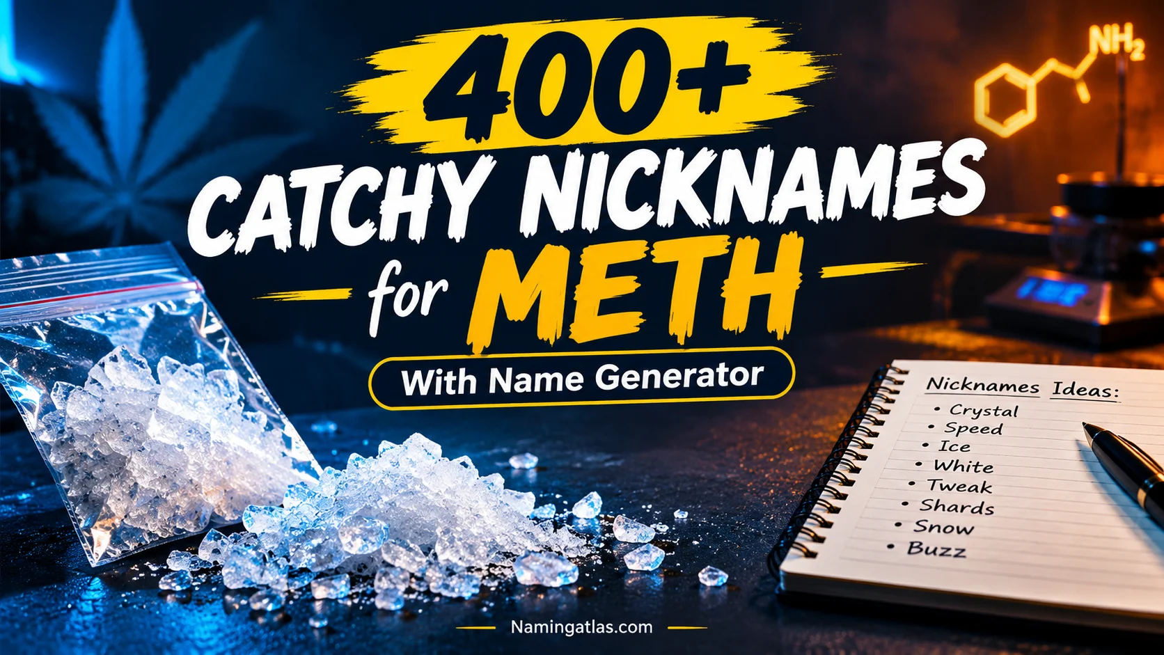 Catchy Nicknames for Meth With Name Generator
