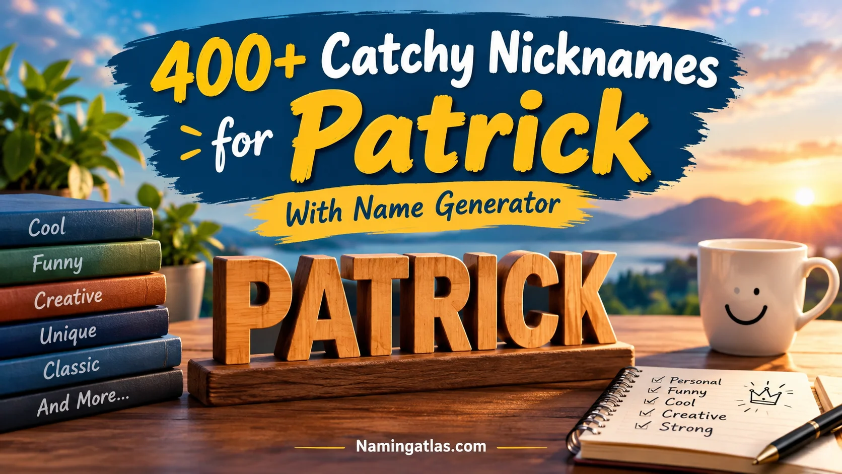 Catchy Nicknames for Patrick With Name Generator