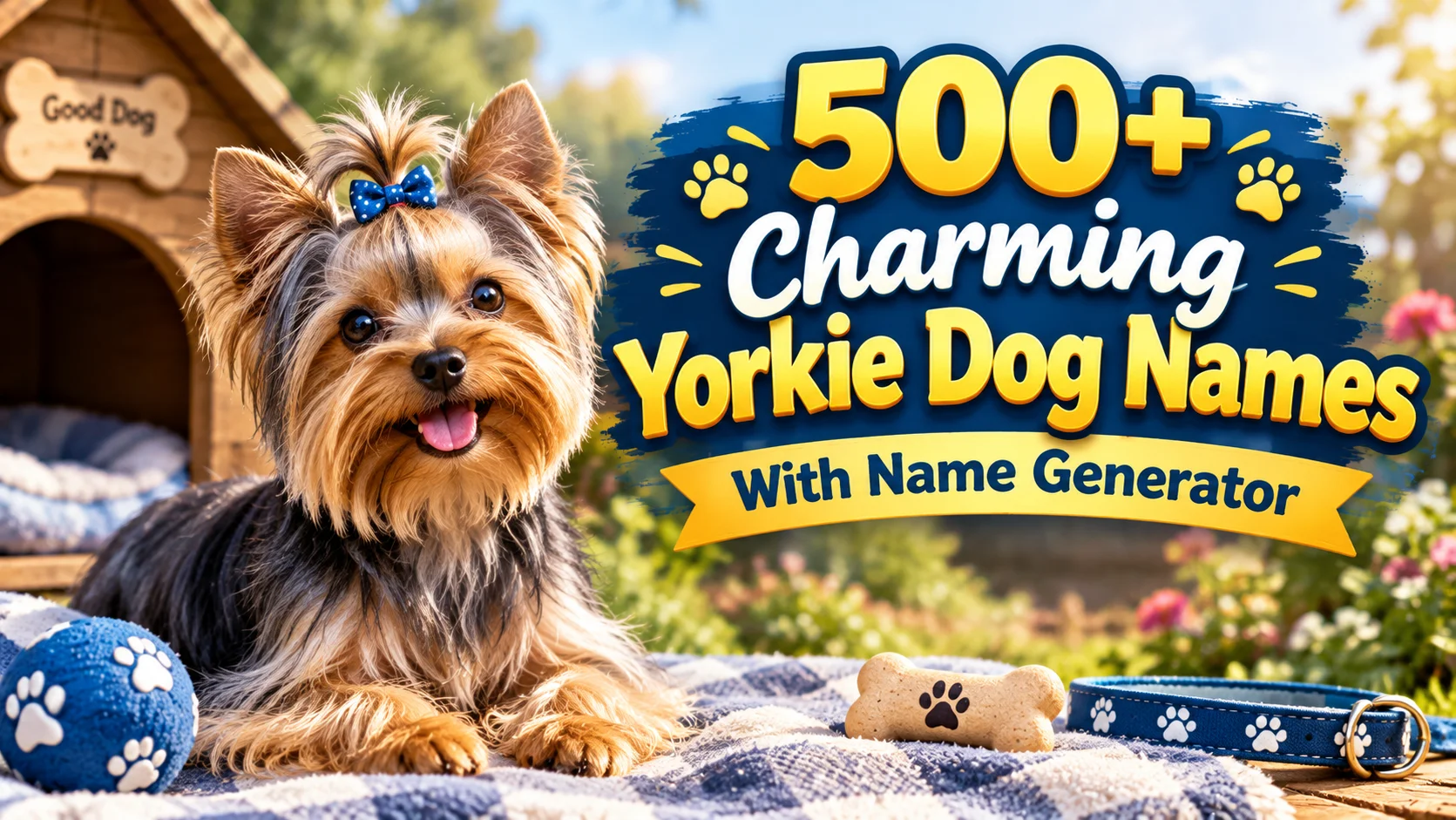 Charming Yorkie Dog Names With Name Generator