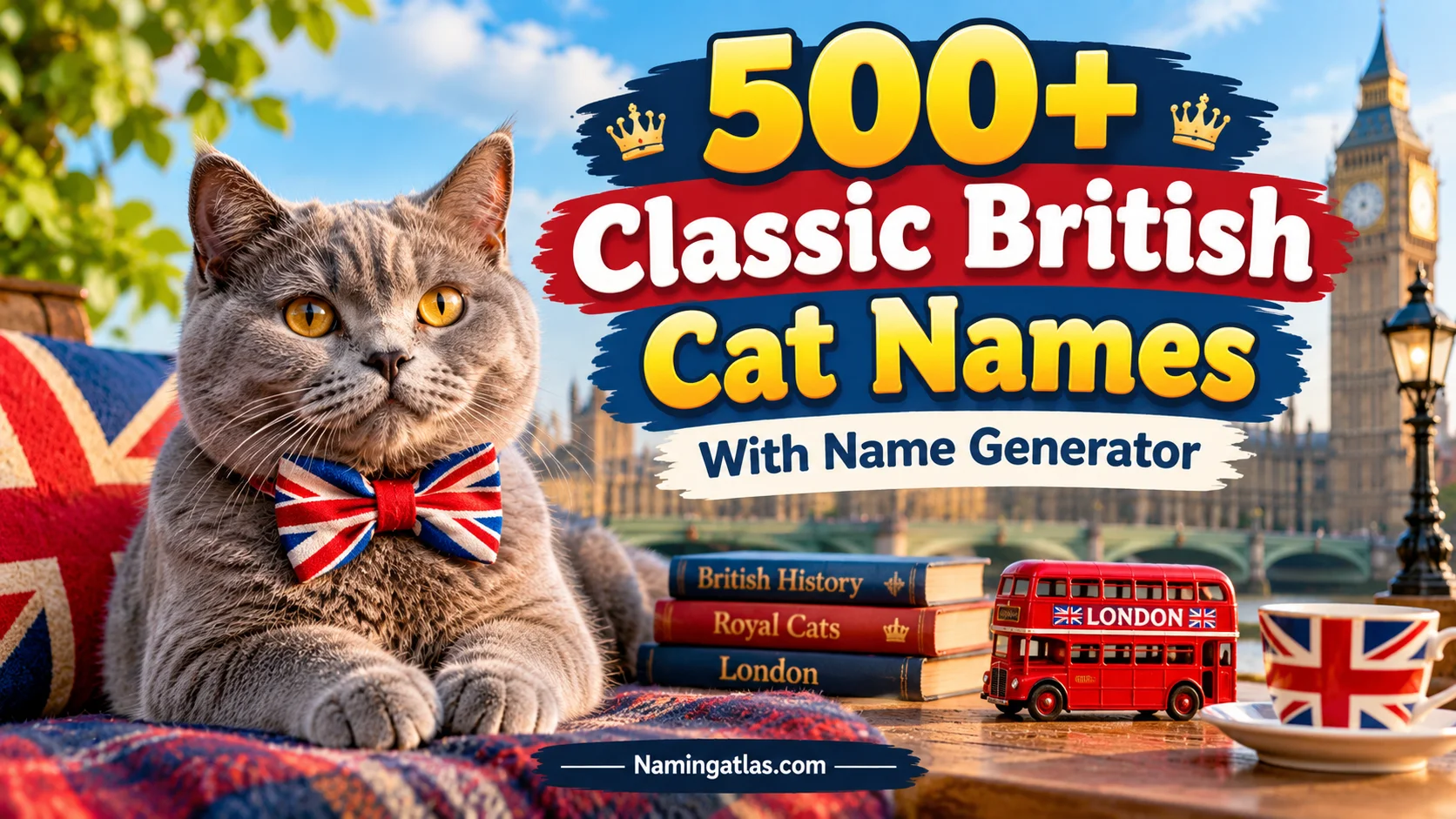 Classic British Cat Names With Name Generator