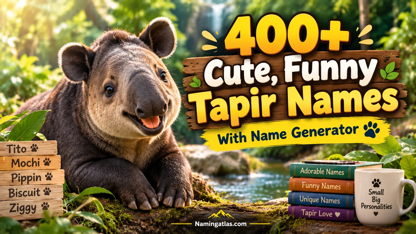 Cute, Funny Tapir Names With Name Generator