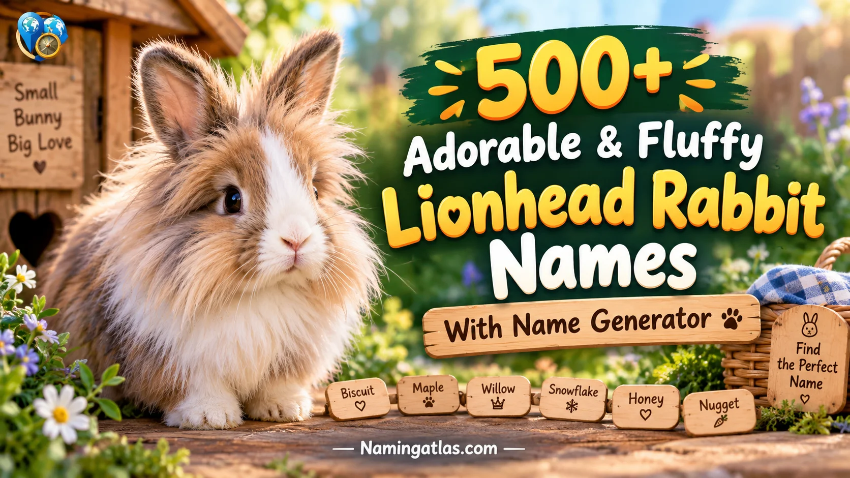 Adorable & Fluffy Lionhead Rabbit Names With Name Generator