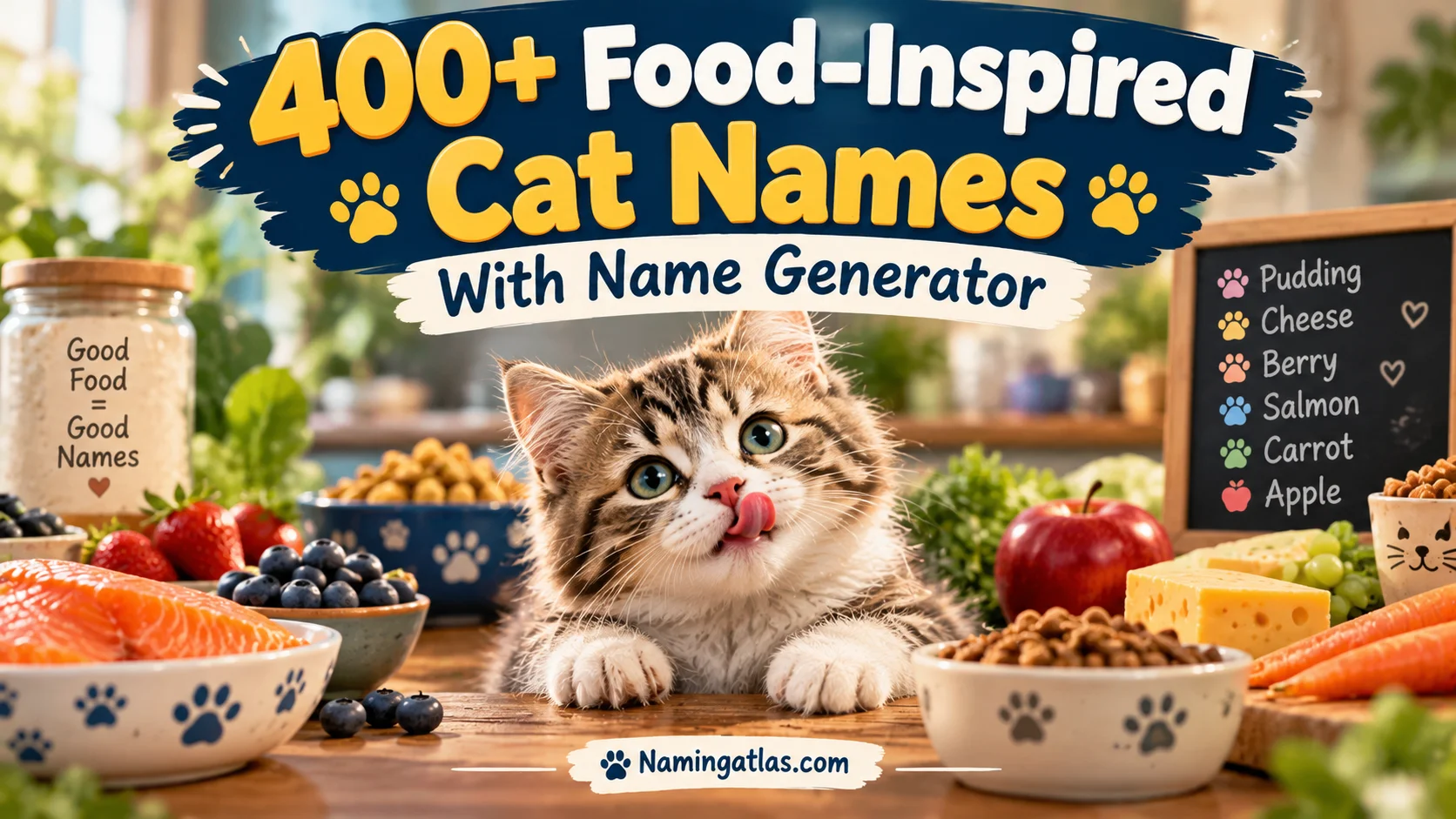 Food-Inspired Cat Names With Name Generator