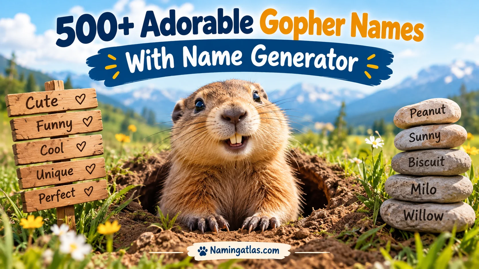 Adorable Gopher Names With Name Generator