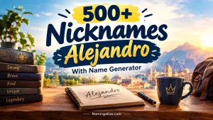 Nicknames Alejandro With Name Generator