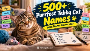 Purrfect Tabby Cat Names With Name Generator