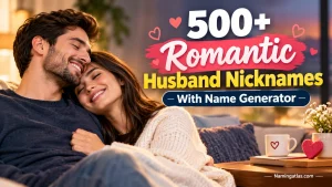 Romantic Husband Nicknames With Name Generator