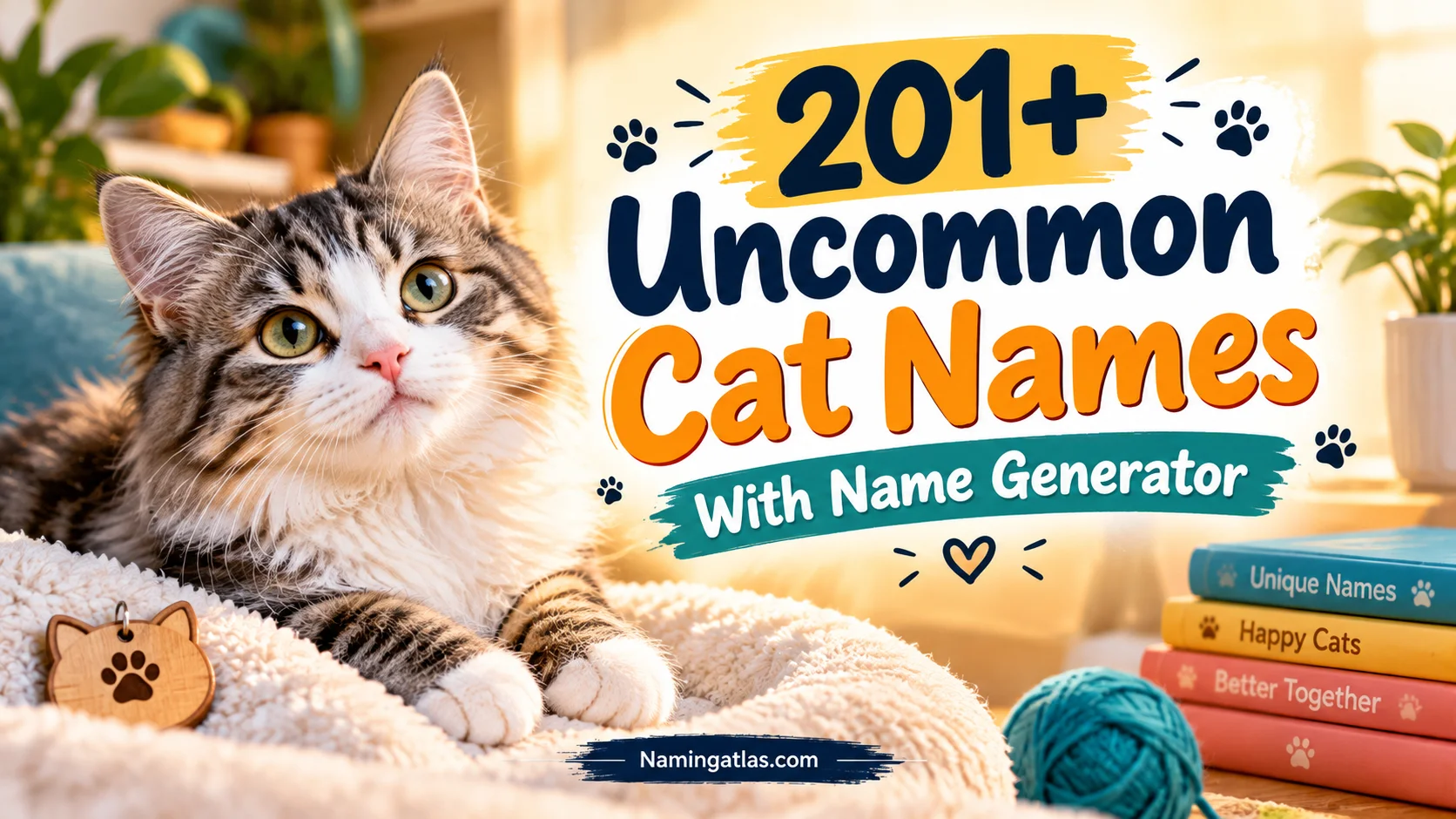 Uncommon Cat Names With Name Generator