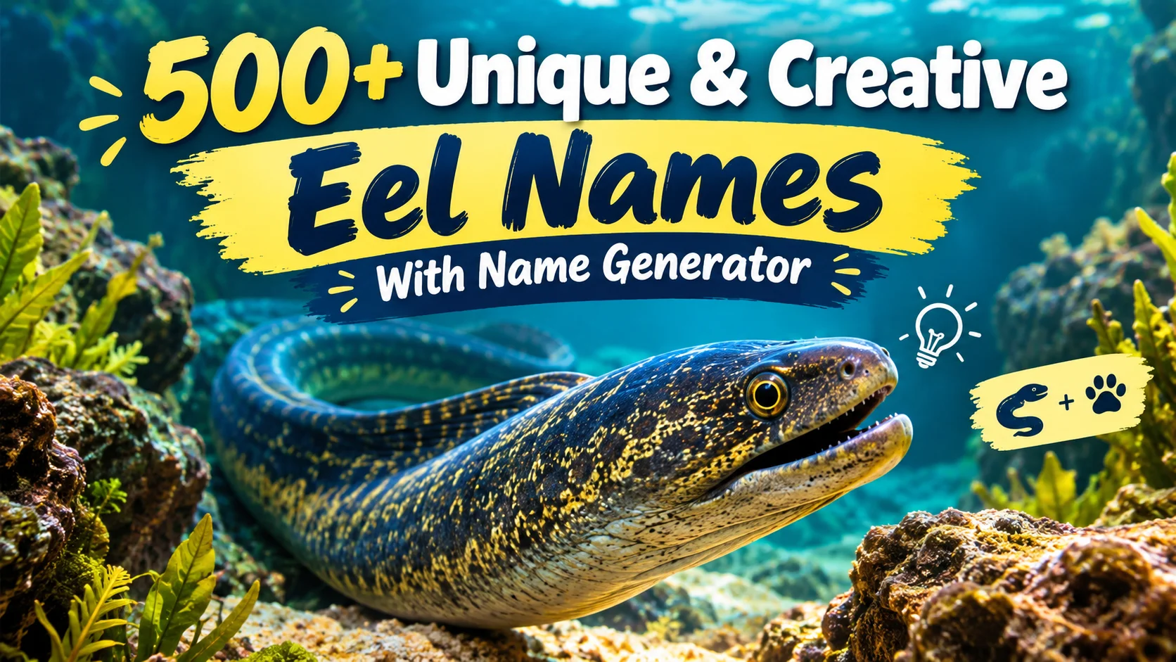 Unique & Creative Eel Names With Name Generator